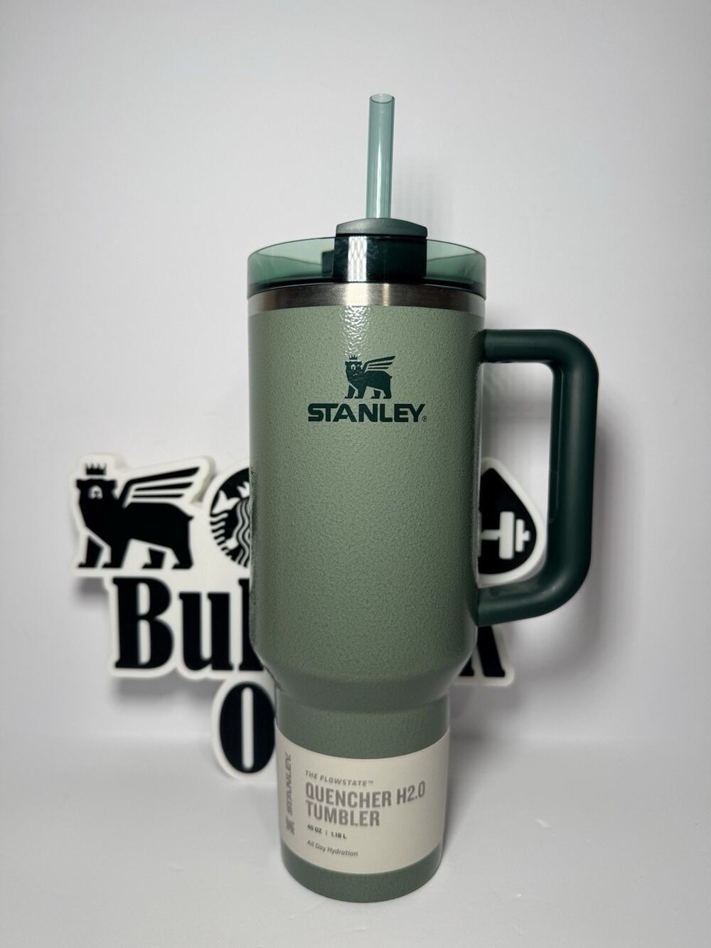 Stanley HAMMERTONE GREEN 40oz H2.O Flowstate Quencher Tumbler BNWT